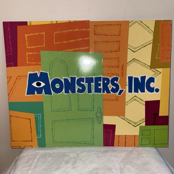Monsters Inc Disney Store Pixar Exclusive Lithograph Portfolio Set of 4 Prints - Picture 2 of 10